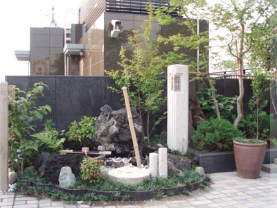 小豆沢墓苑の水琴窟